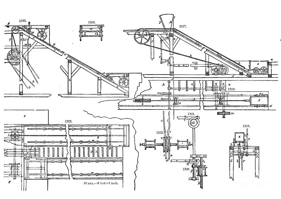 Elevators g4 Drawing by Historic Illustrations - Pixels