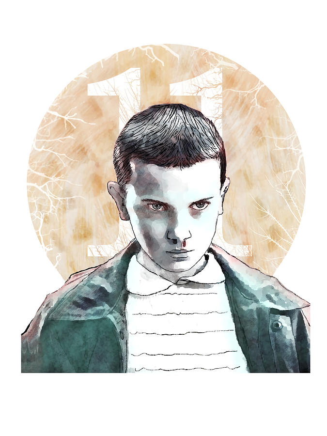 Eleven Stranger Things 11 Poster stars Painting by Taylor Muhammad ...