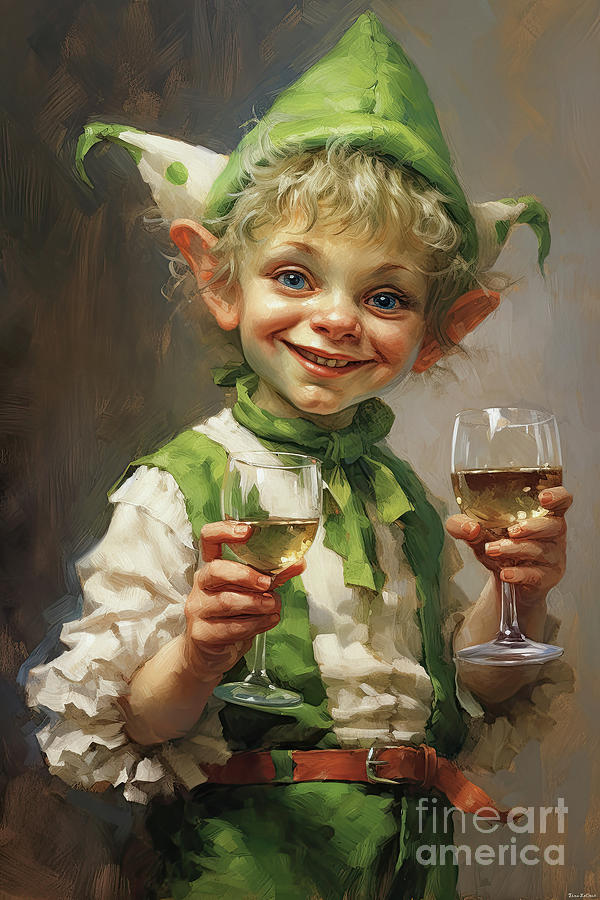 Elf Painting - Elf After Hours by Tina LeCour