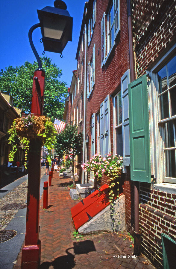 Elfreths Alley Historic Philadelphia Photograph