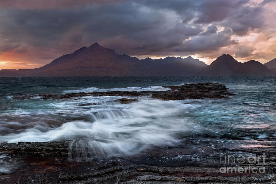 Isle Of Skye Elgol Summer Storm Cuillins  Scotland Photograph