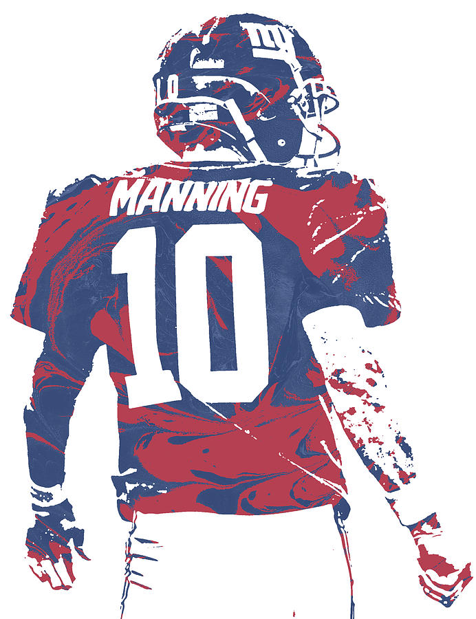 prints Eli Manning gift New York poster art posters print gifts 
