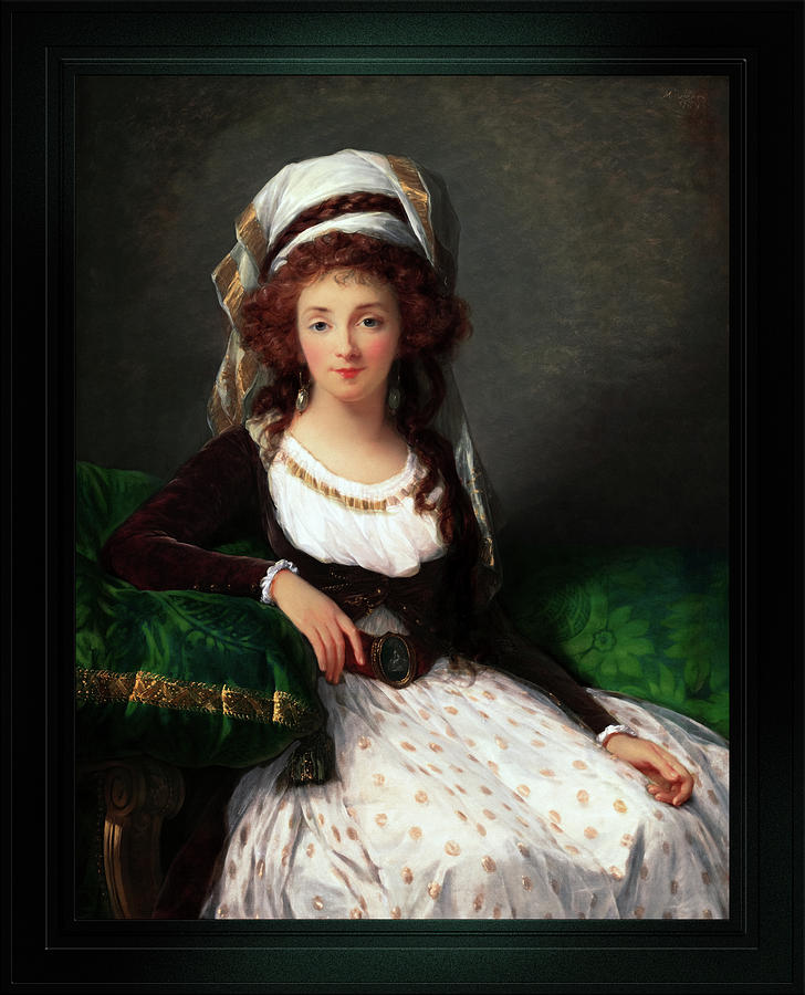 Elisabeth Louise Vigee Le Brun Painting by Rolando Burbon
