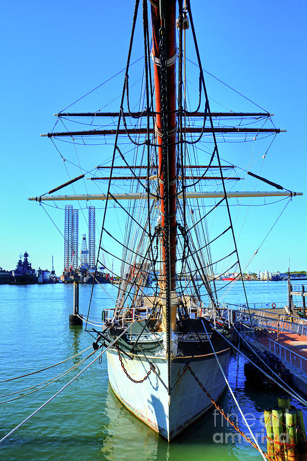 Elissa Tall Ship Photograph by Savannah Gibbs