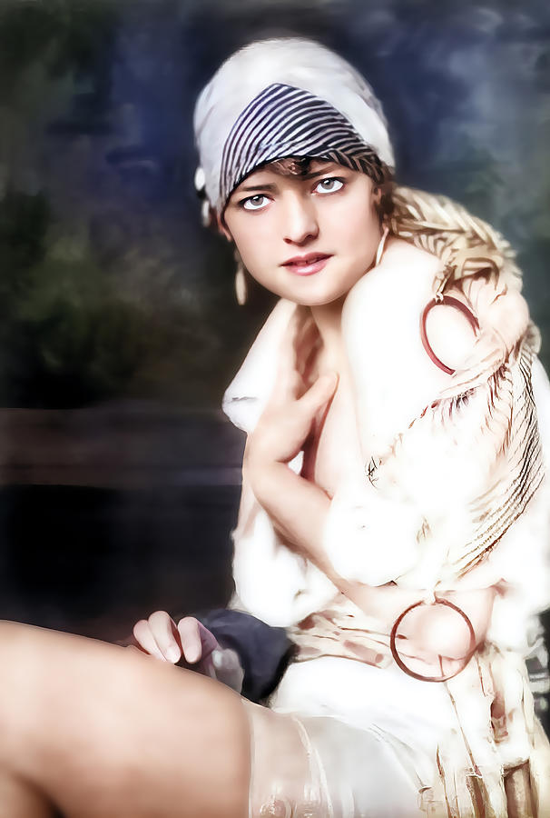 Elizabeth Brown -  Ziegfeld Girl Digital Art by Chuck Staley