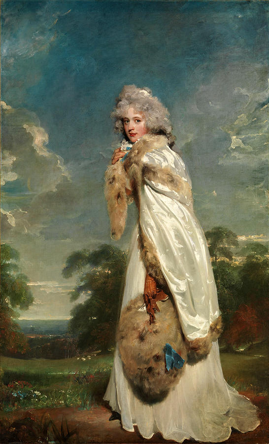 Elizabeth Farren, Later Countess of Derby Painting by Thomas Lawrence