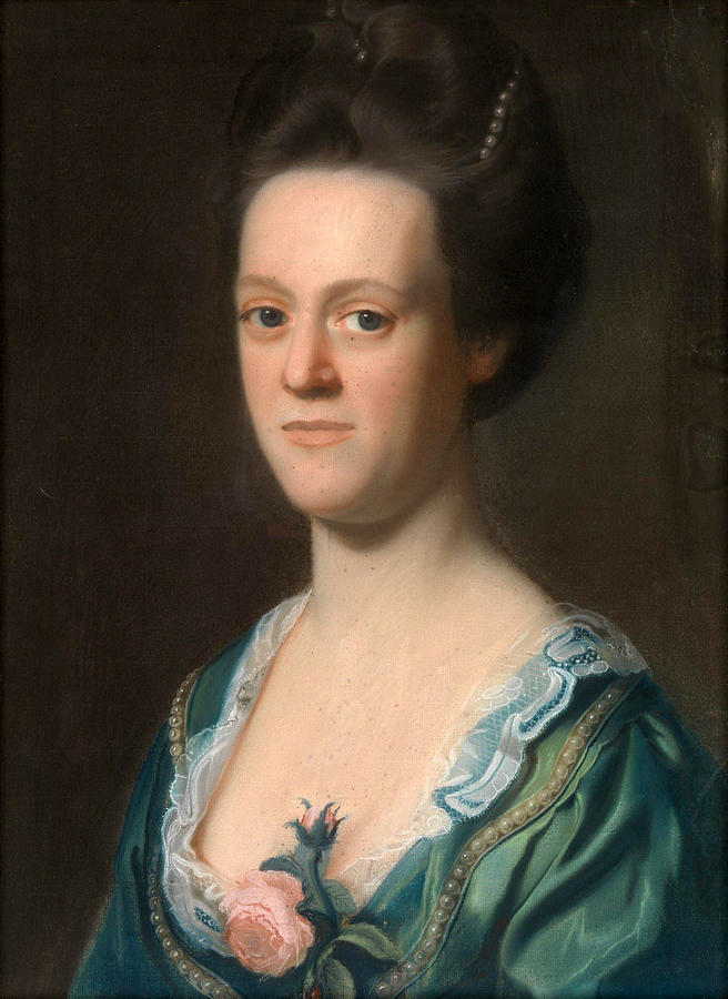 John Singleton Copley Painting - Elizabeth Green  Mrs  Ebenezer Storer II   by John Singleton Copley