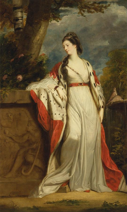 Duchess Painting - Elizabeth Gunning Duchess Of Hamilton And Argyll by Joshua Reynolds