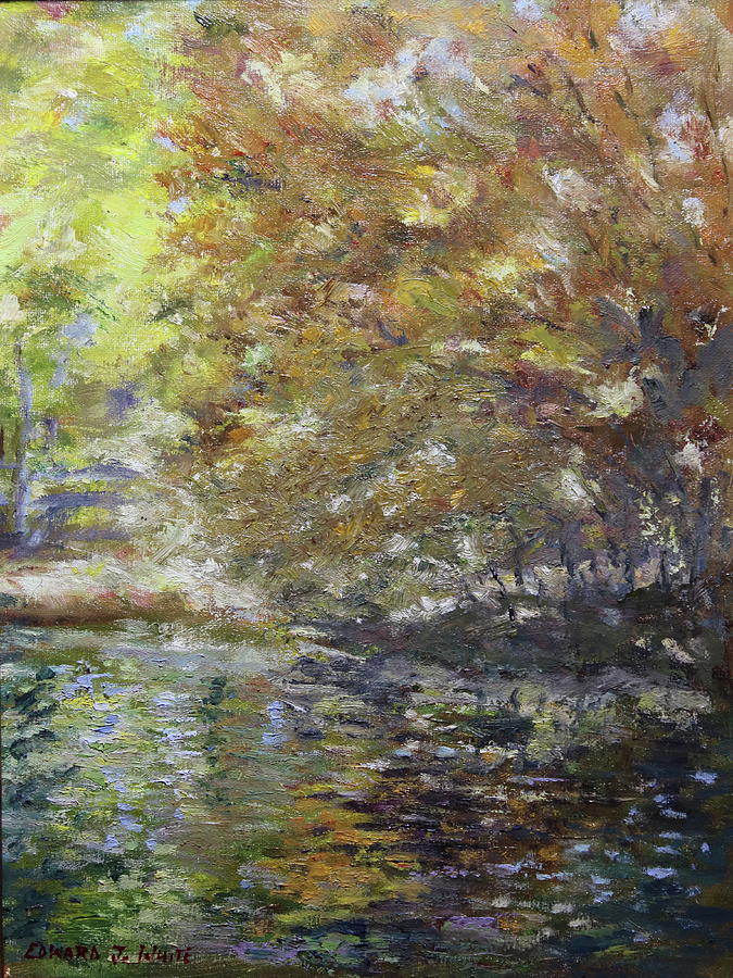 Elizabeth Park October Painting by Edward White