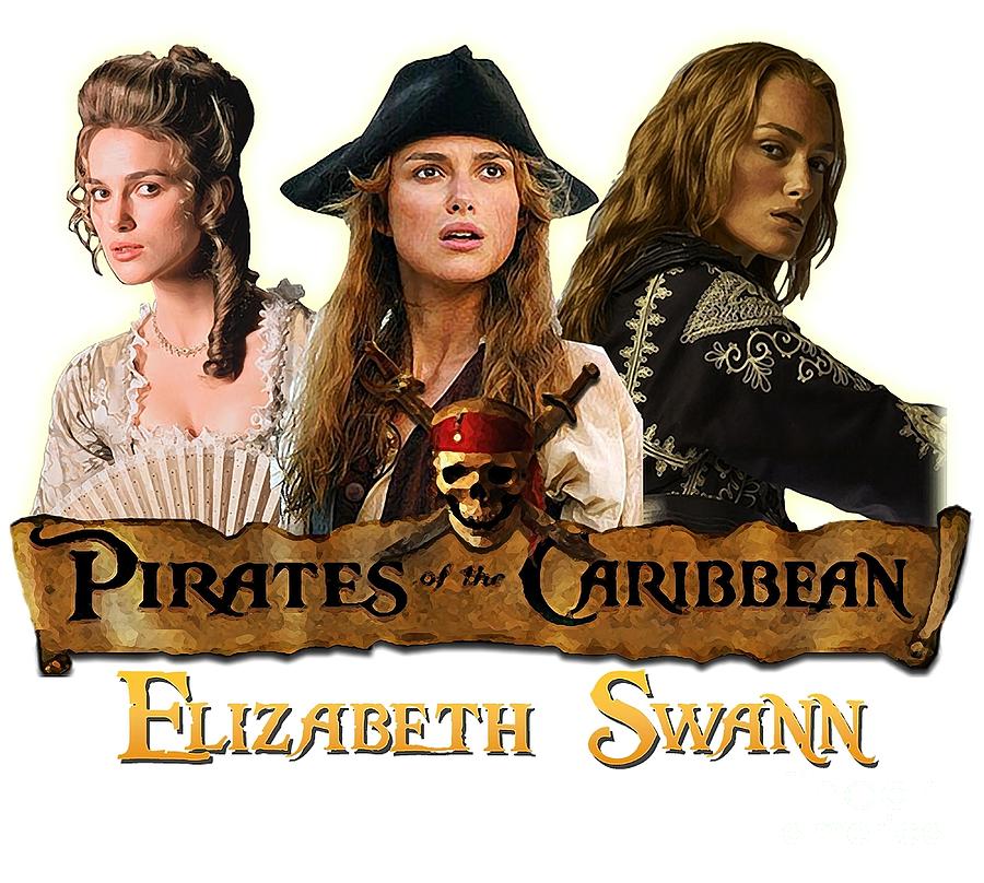 Elizabeth Swann Pirates of the caribbean tribute | Essential T-Shirt