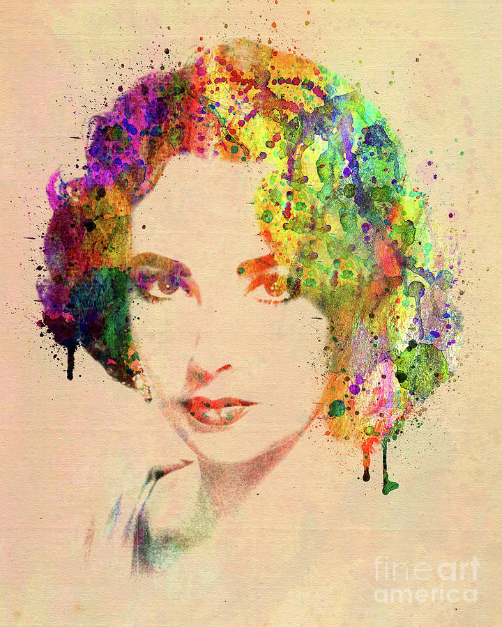 Elizabeth Taylor Painting - Elizabeth Taylor  by Mark Ashkenazi