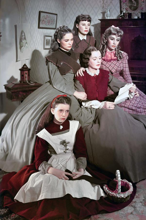ELIZABETH TAYLOR, MARY ASTOR, JUNE ALLYSON, MARGARET OBRIEN and JANET LEIGH in LITTLE WOMEN -1949-. Photograph by Album