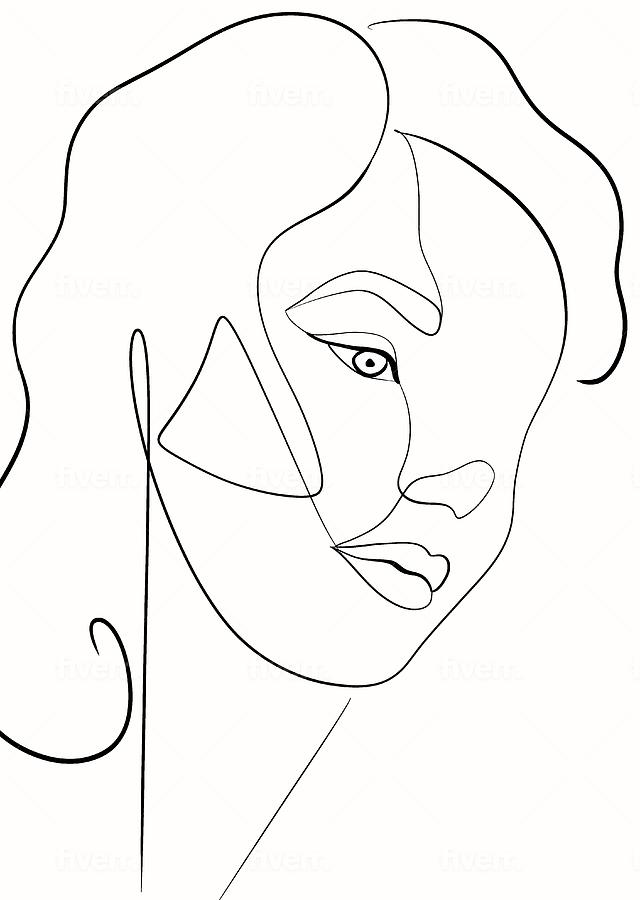 Elizabeth Taylor minimalist porttait 3b Drawing by Movie World Posters