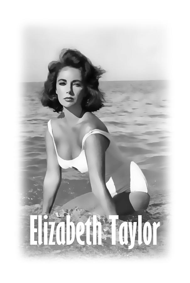 Elizabeth Taylor Digital Art By Timothy C Phillips Fine Art America 0827