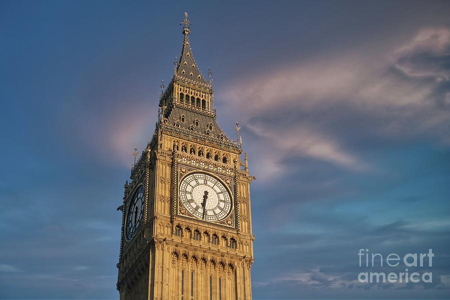 Elizabeth Tower, Palace Of Westminster, London Photograph by Philip Preston
