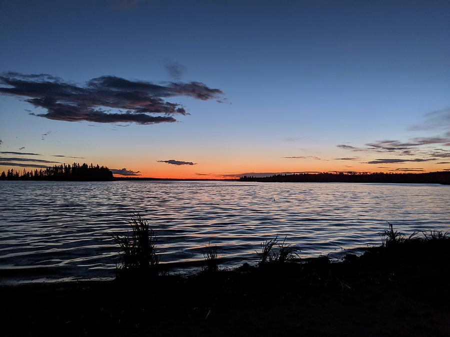 Elk Island sunset Photograph by Lisa Mutch
