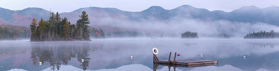 Elk Lake Misty Assonance Photograph by Angelo Marcialis