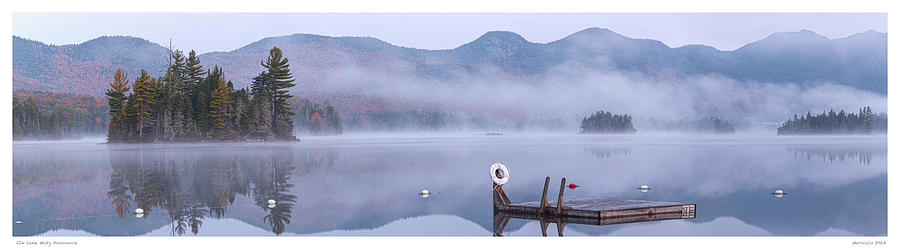 Elk Lake Misty Assonance The Signature Series Photograph by Angelo Marcialis