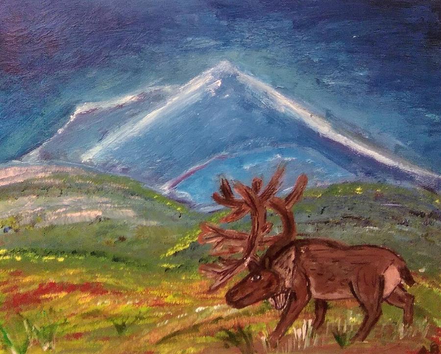 Elk Mountain Painting by Andrew Blitman