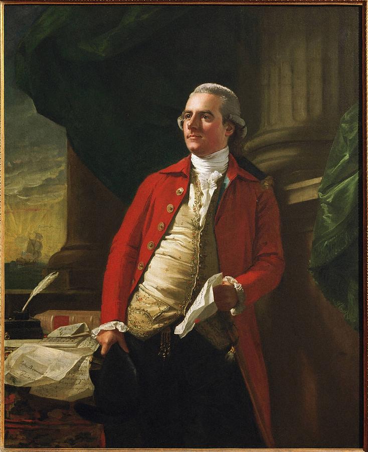 Flag Painting - Elkanah Watson, 1782 John Singleton Copley, American, 1738 1815 by Artistic Rifki