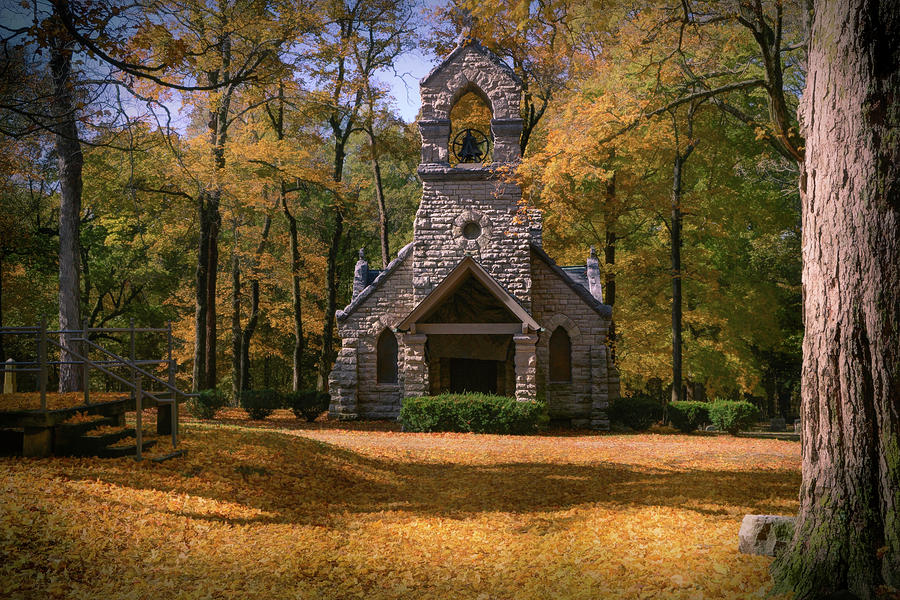 Elkhart Chapel in the Fall  Photograph by Mary Lynn Giacomini