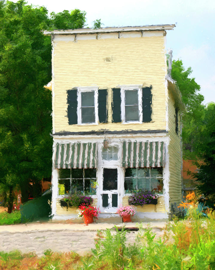 Elkhart Lake Visitors Center Digital Art by Stacey Carlson