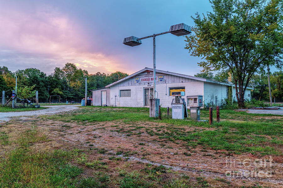 Elkhead Mart Gas Station Sunrise Photograph by Jennifer White