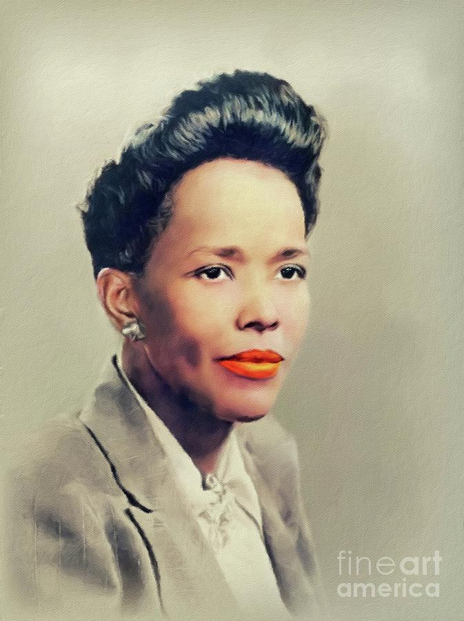 Ella Baker, Civil Rights Painting by Esoterica Art Agency - Pixels