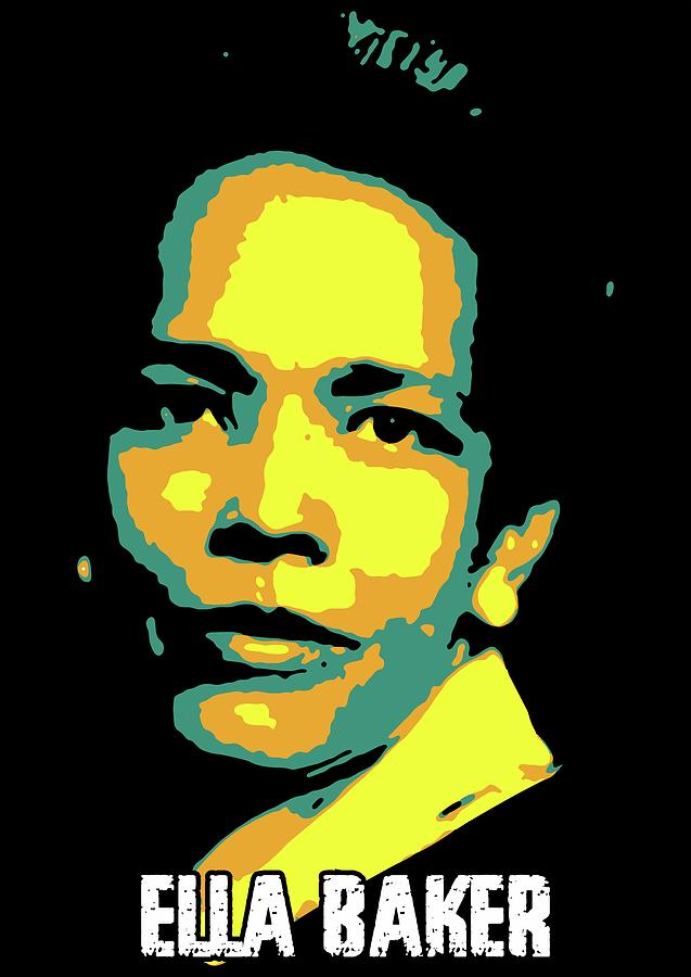 Ella Baker v2 Digital Art by Taurungka Graphic Design