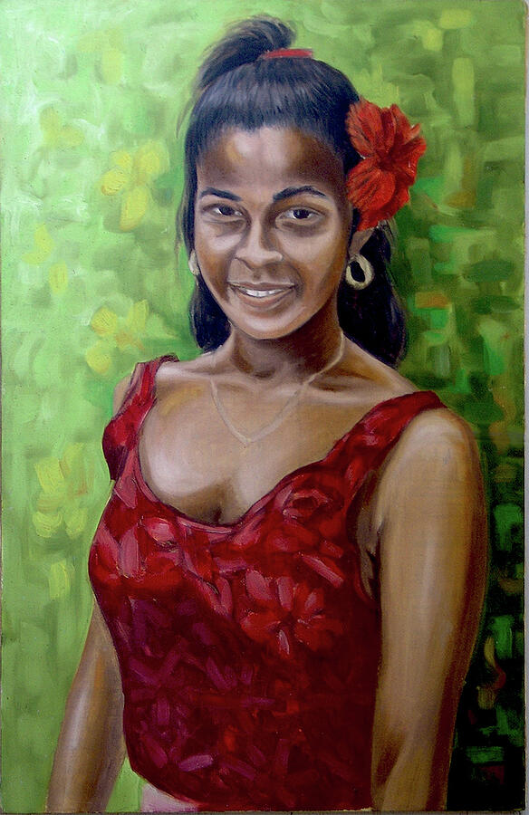 Ella es Caribe Painting by Samuel Lind