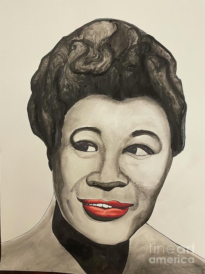 Ella Fitzgerald Drawing by Britta Hennessy - Fine Art America