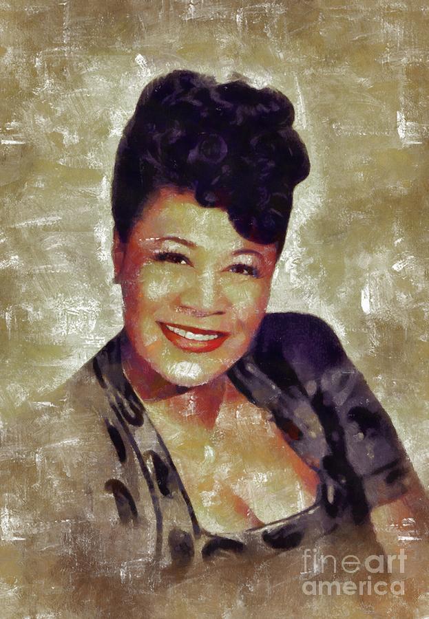 Ella Fitzgerald, Music Legend Painting by Esoterica Art Agency Fine