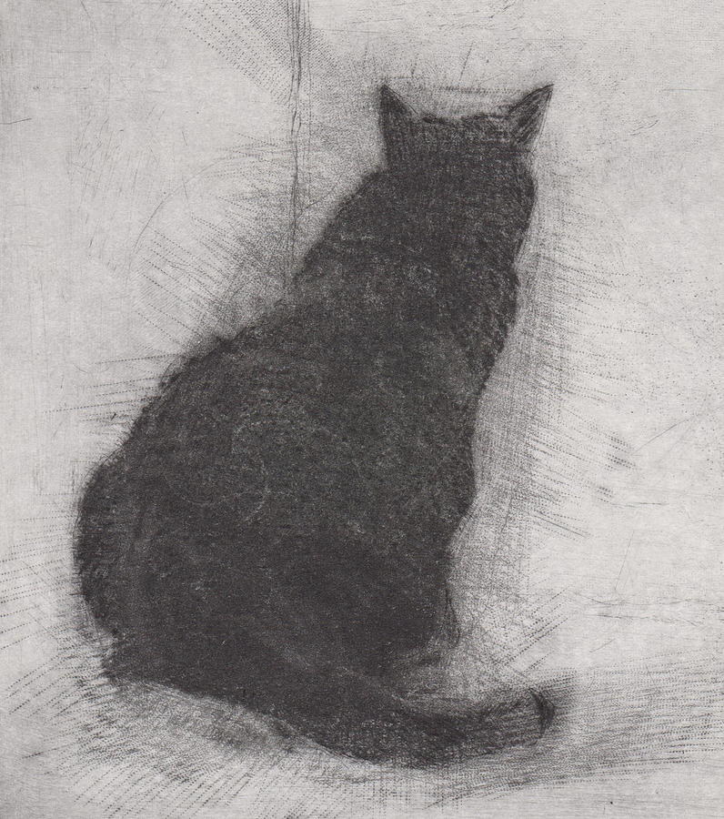 Ellen Peabody Endicott - etching - cropped version Drawing by David Ladmore