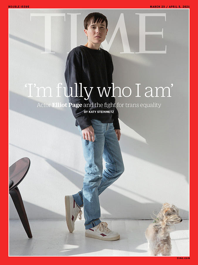 Actor Photograph - Elliot Page - Im Fully Who I Am by Photograph by Wynne Neilly for TIME