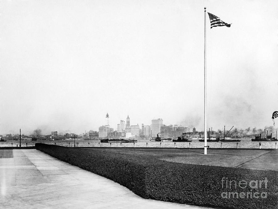 Ellis Island, c1912 Photograph by Edwin Levick