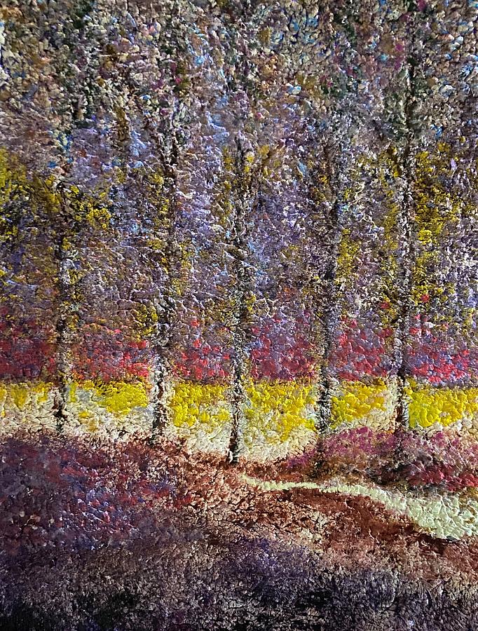 Ellmanian Forest Painting by Dennis Ellman