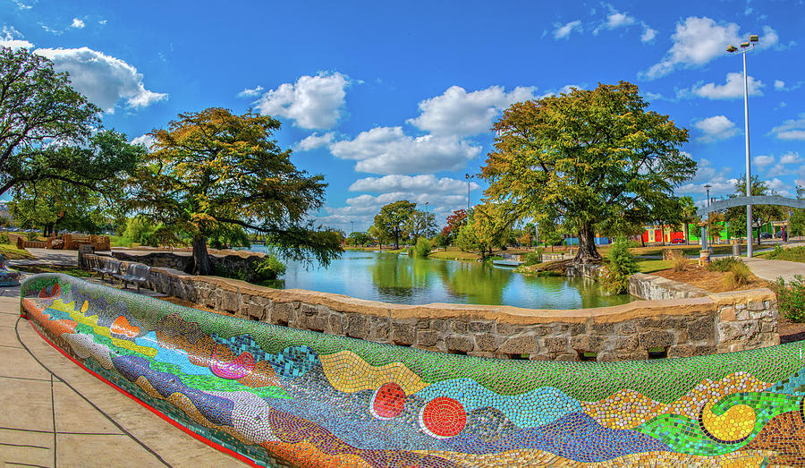 Elmendorf Lake Mosaic Panorama Photograph by Lynn Bauer