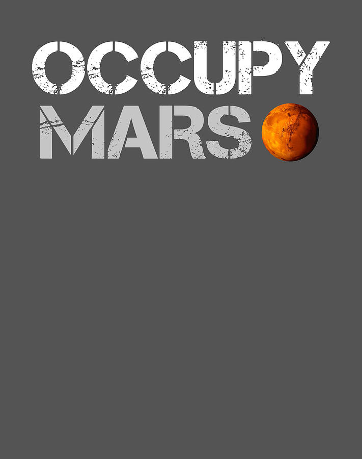 Elon Musk Occupy Mars 50 Unisex For Men Or Women Vintage Retro For Kids ...