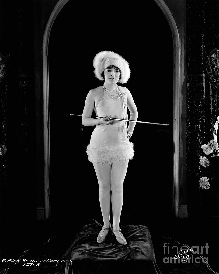 Elsie Tarron - Mack Sennett Bathing Beauty Photograph by Sad Hill - Bizarre Los Angeles Archive