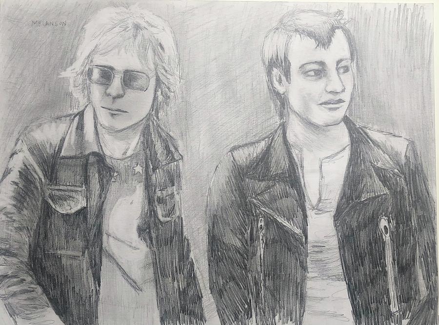Elton and Bernie Drawing by Jam Art - Fine Art America