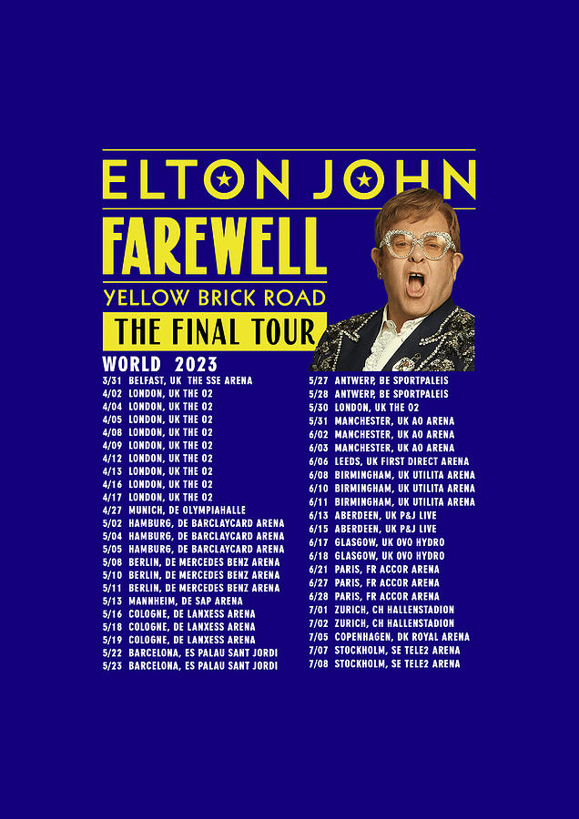 elton john tour italia 2023