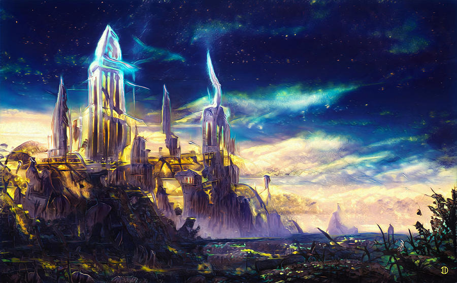 Elven City Elven City Fantasy Art Landscapes Fantasy 