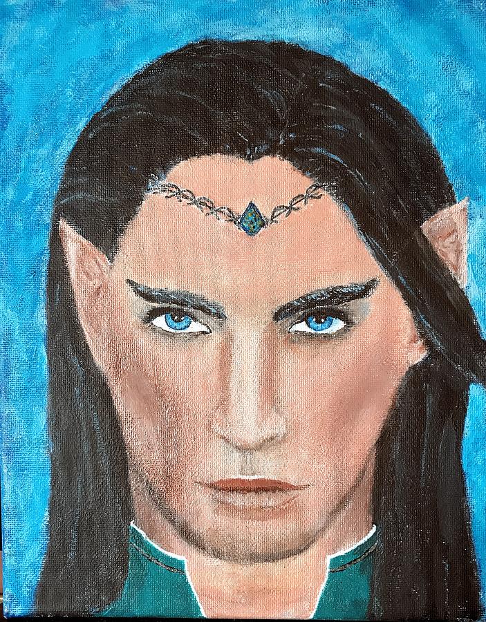 Elf Painting - Elven King by Sofia Ula