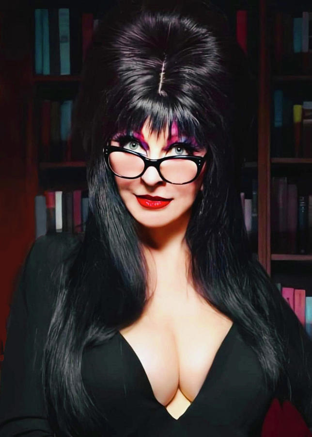 Elvira Librarian Photograph