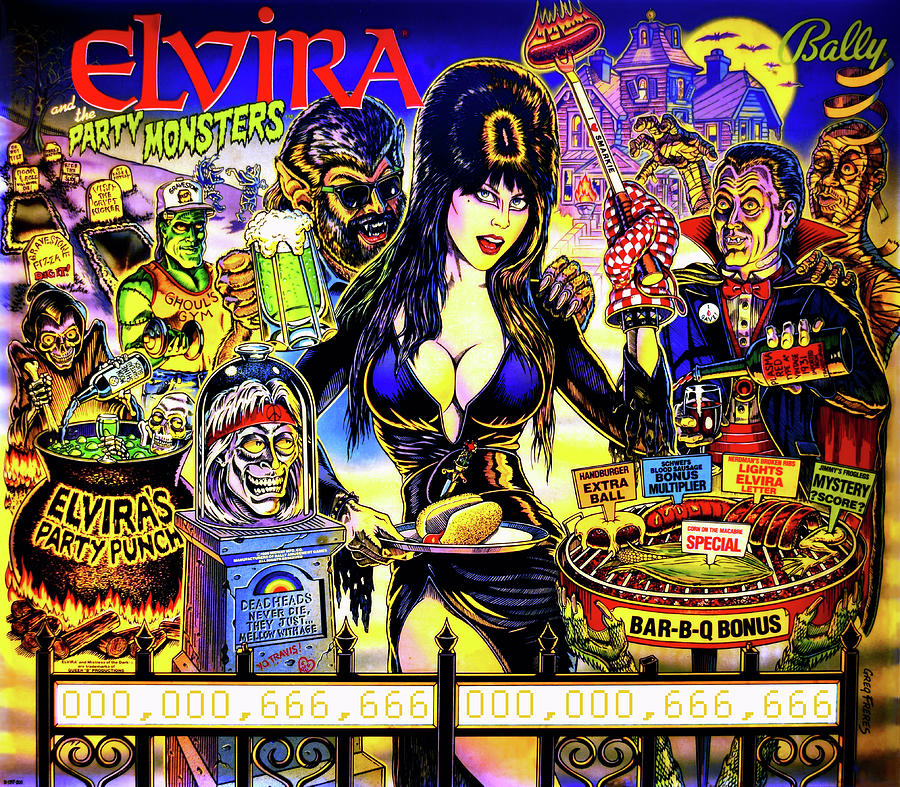 Elvira Party Monsters Photograph