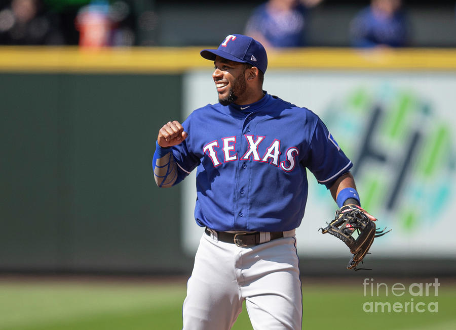 Elvis Andrus Photograph by Stephen Brashear Elvis Andrus Photograph by Stephen Brashear