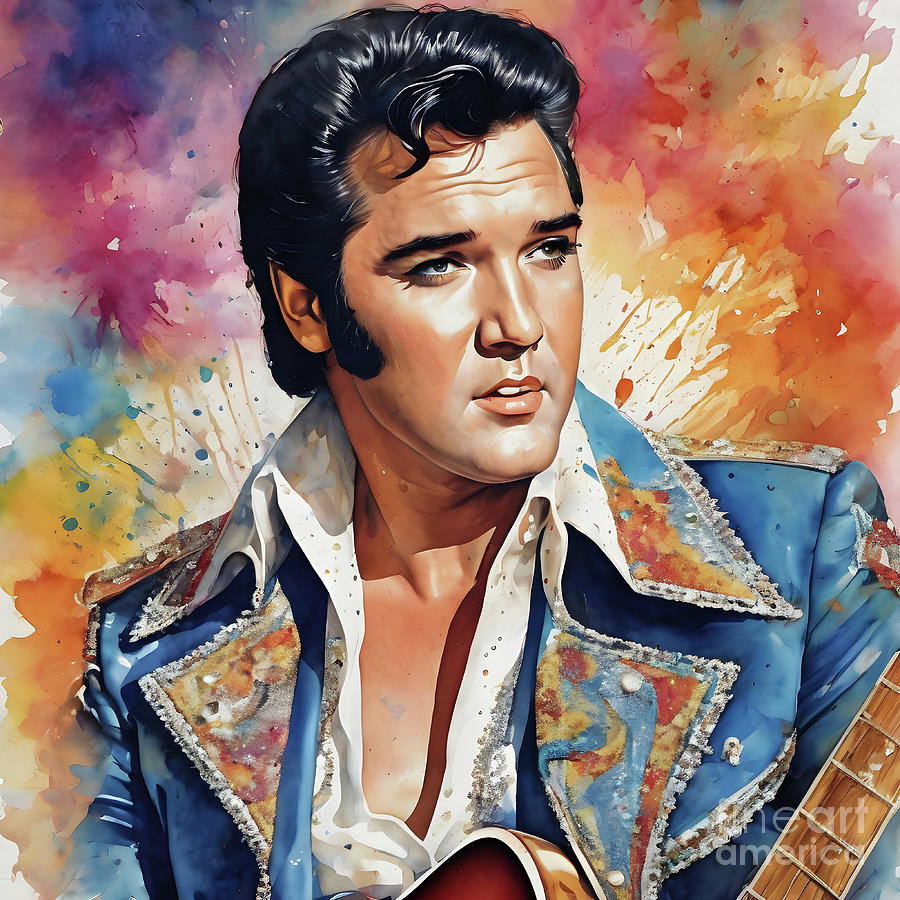 Elvis Digital Art by DSE Graphics - Fine Art America