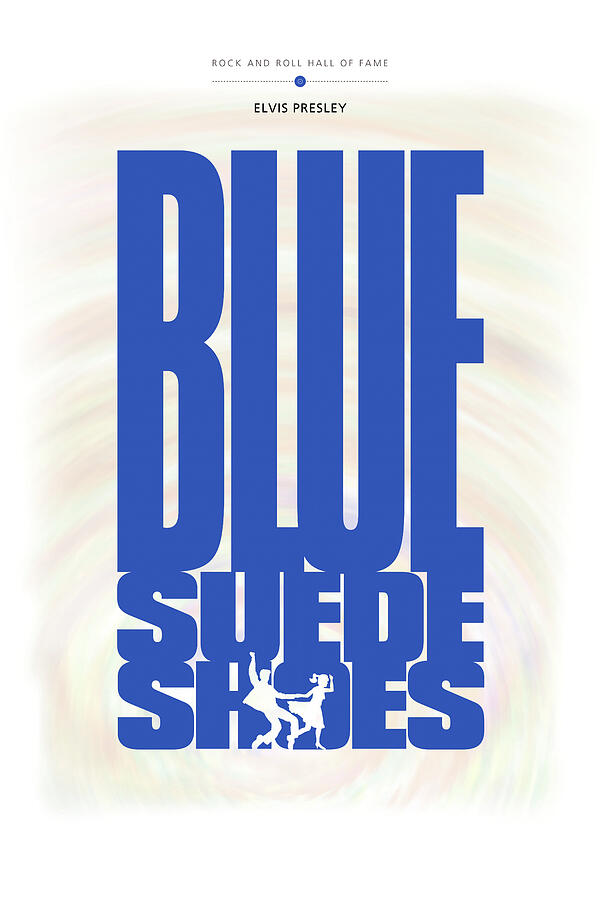 Elvis Presley - Blue Suede Shoes Digital Art by David Davies