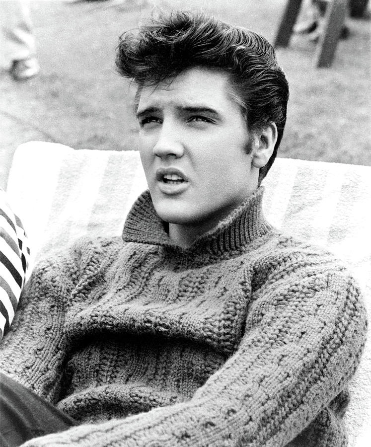 Elvis Presley Photograph - ELVIS PRESLEY in JAILHOUSE ROCK -1957-, directed by RICHARD THORPE. by Album