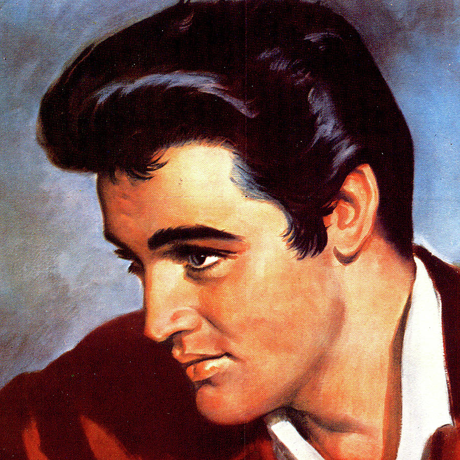 Elvis Presley poster Mixed Media by Movie World Posters